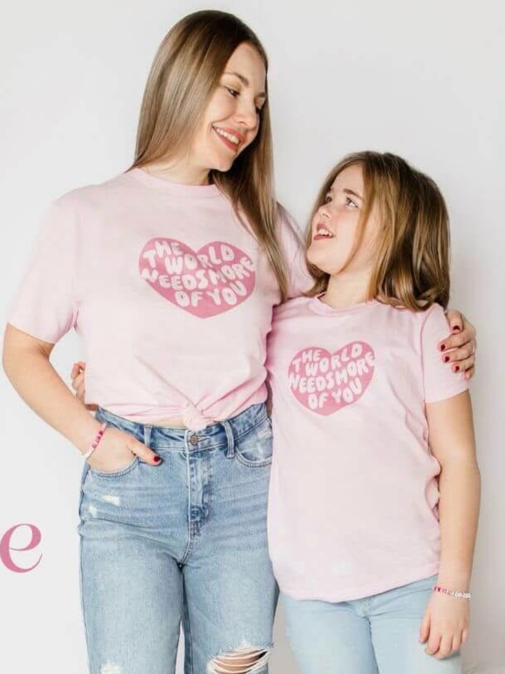 The World Needs More Of You Top (EUC) 🍒 Pink, Size Medium